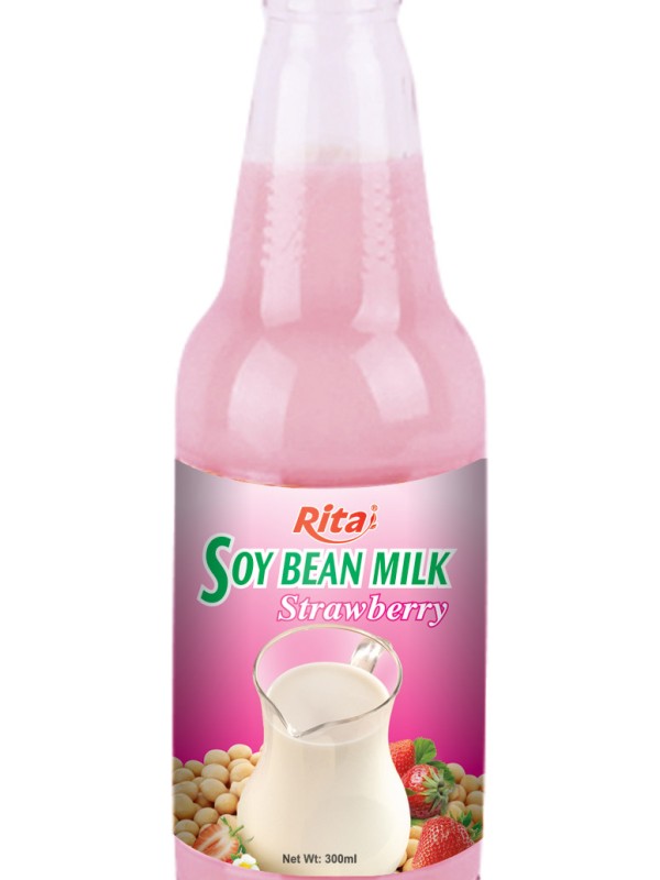 300ml Strawberry Soy Milk